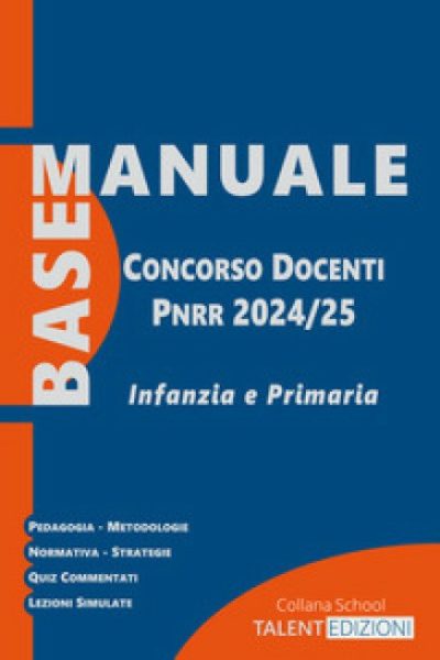 manuale base concorso docenti - copertina blu